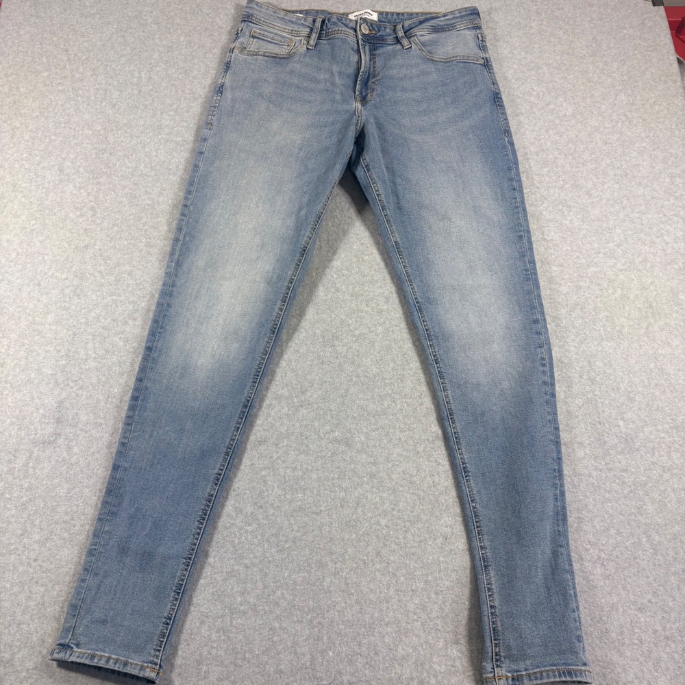 Jack & Jones Jeans Intelligence Slim Fit Light Wash Denim Jeans 34x34